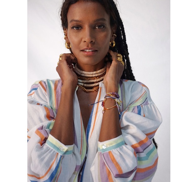 Lemlem X H&M  Midi length Kaftan Dress - Picture 6 of 16